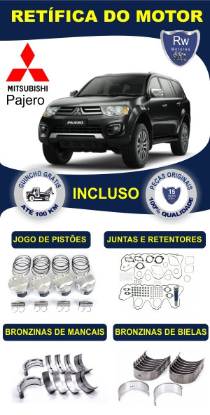 Retífica de motor Mitsubishi Pagero peças originais pacote completo Rw motores